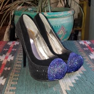 Retro Glitter Stilettos